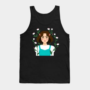 Flowery Girl Tank Top